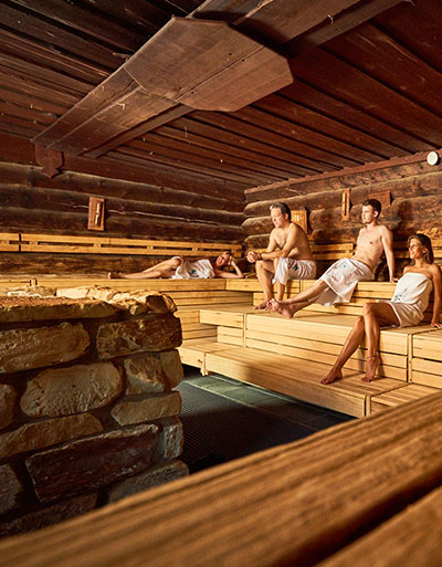Kelo-Blockhaus Sauna